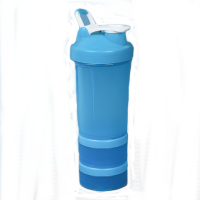Бутылка/Шейкер MET-Rx SHS-450 синяя, для спортивного питания 450ML / 734997