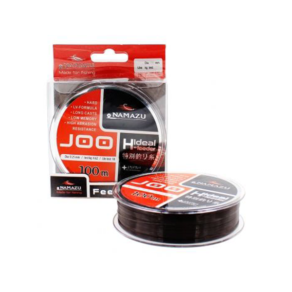 Леска Namazu "Joo", L-100 м, d-0,45 мм, test-13,54 кг, черная / NJ100-0,45