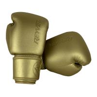 Перчатки боксерские Reyvel 80 (MF) (14 OZ, золото)