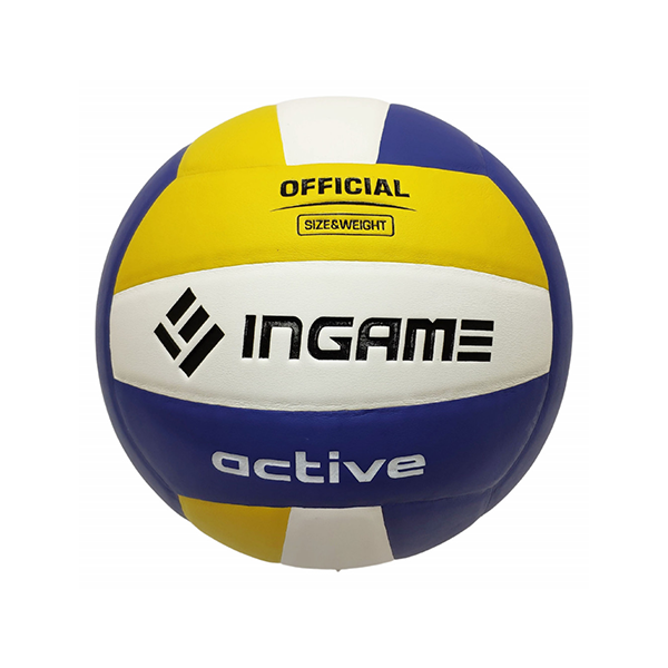 Мяч волейбольный INGAME ACTIVE сине-желто-белый IVB-101 / WS