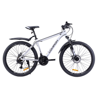 Велосипед 26" рама 17" 21sp COMIRON UNIVERSE белый дип грей металлик / 685596