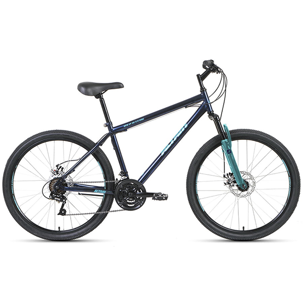 Велосипед 26" Altair MTB HT 26 2.0 disc 18 ск Темно-синий/Бирюзов. 19-20 г (19"RBKT0MN6P008) / 34407