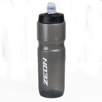 Бутылка для воды велосипедная ZEON WB226, клапан кэмэлбак, пищ. hi-quality PP, 750ML, grey / 735190