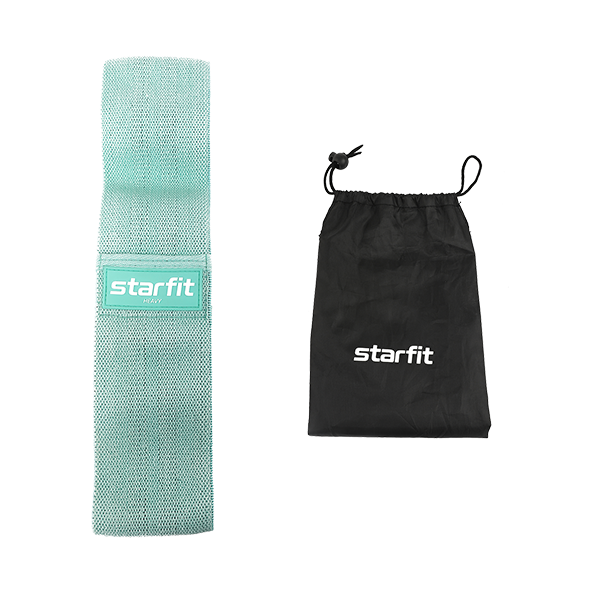 Мини-эспандер STARFIT ES-204 тканевый, высокая нагрузка, мятный / 16664