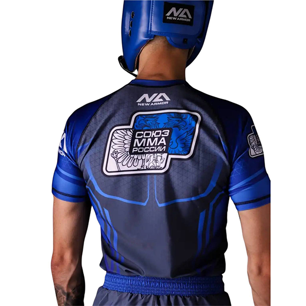 Рашгард ARMOR СОЮЗ ММА (XL, Синий) / Reyvel