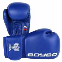 Перчатки боксерские BoyBo TITAN,IB-23 (одобрены ФРБ), синий (12 OZ) / WS