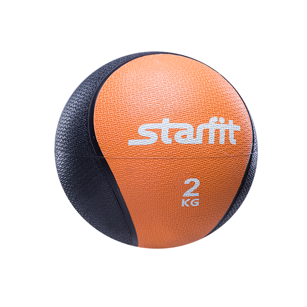 Медбол STARFIT Pro GB-702, 2 кг, оранжевый / 7299