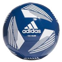 Мяч футбольный ADIDAS Tiro Club ТПУ 12 пан маш сш р.5 цв.белый-синий / FS0365
