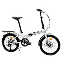 Складной GMINDI 20" 7 скоростей  Белый/Черный/ AL