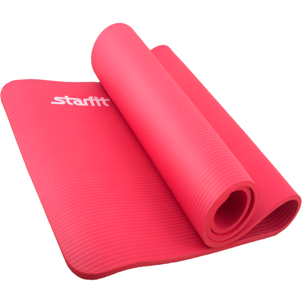 Коврик для йоги STARFIT FM-301 NBR 183x58x1,2 см, красный / 8850