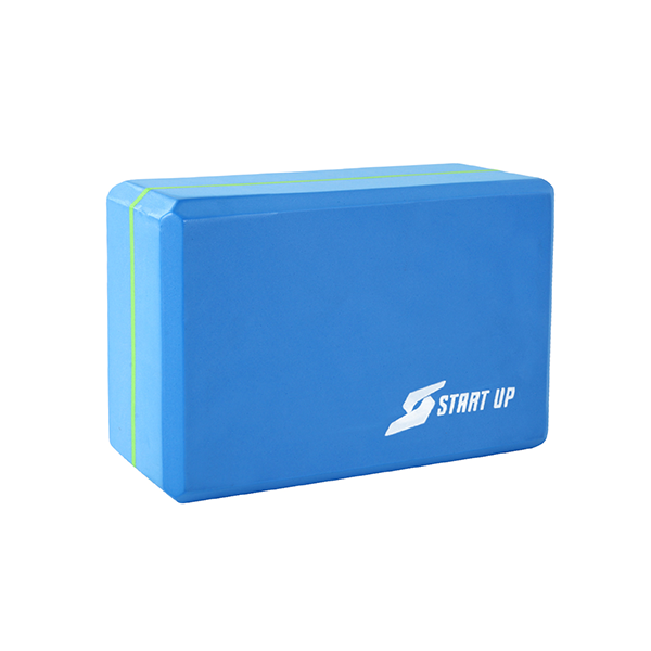 Блок для йоги Start Up NT18022A р.22.8x15.2x10см син/зелен / AL