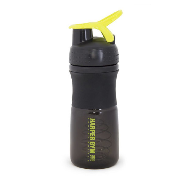 Шейкер Harper Gym Shaker Bottle S19 с венчиком 500мл черный