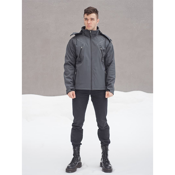 Куртка SoftShell, grey (L) / M65SW-SS-01/grey