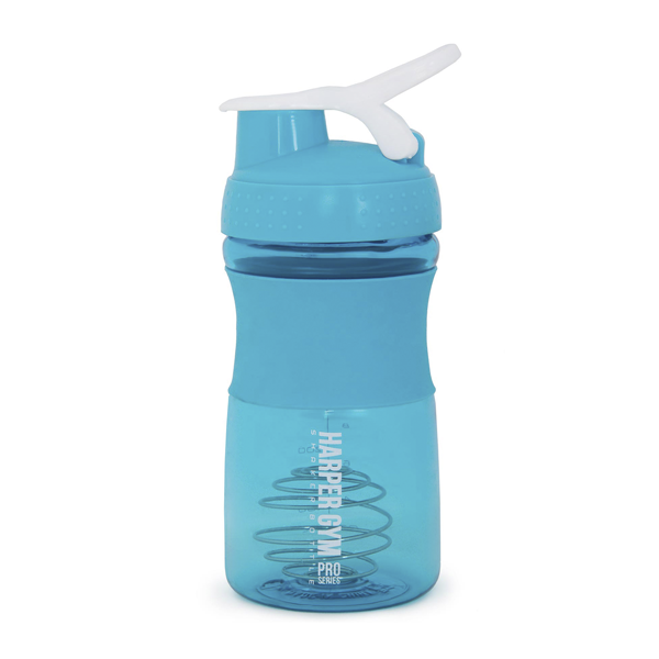 Шейкер Harper Gym Shaker Bottle S19 с венчиком 500мл голубой