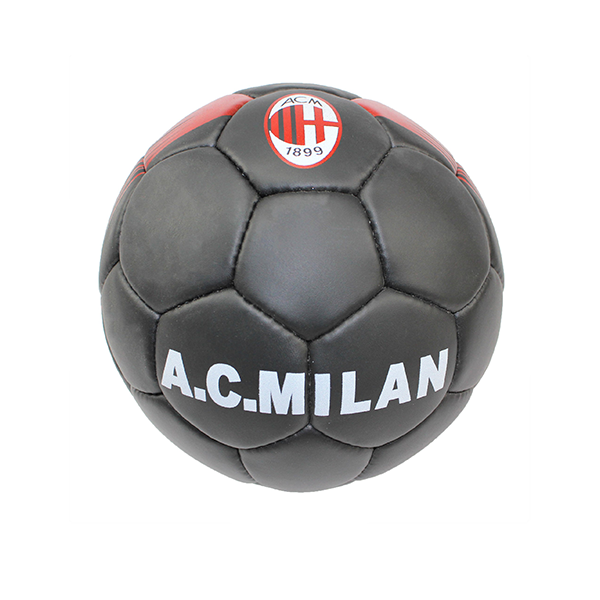 Мяч футбольный клубный A.C MILAN, черный, №5