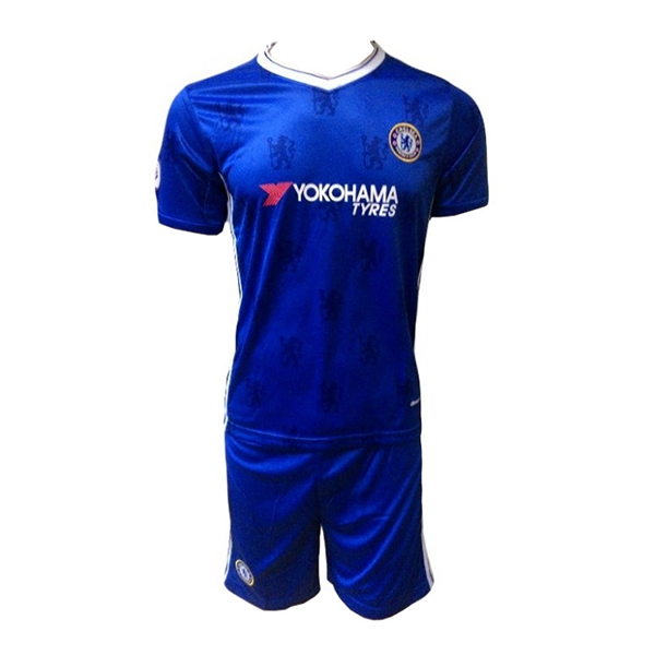 Форма клубная Chelsea футбольная детская, р-р 28 (40-42), синего цвета / 10600