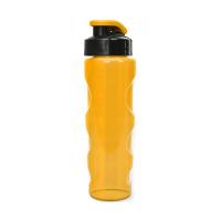 Бутылка для воды "HEALTH and FITNESS" , 700 ml., anatomic, прозрачно/оранжевый / КК0162