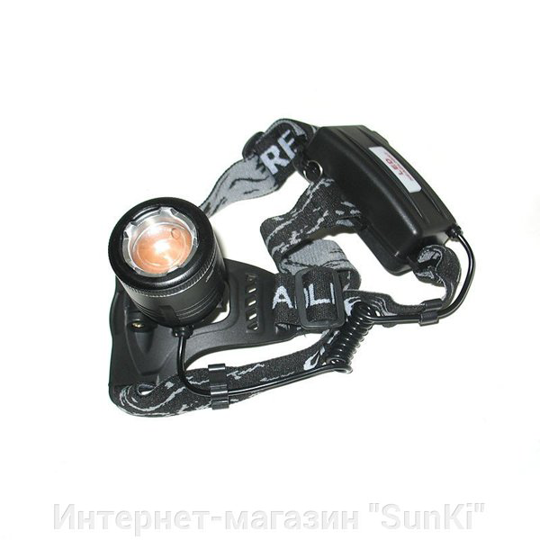 Фонарь налобный аккумуляторный HT-522 zoom / 15098