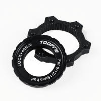 Адаптер тормозного диска (6 болтов) под крепл. втулки Centerlock hub. TOOPRE CLDA-01, черн / 740751