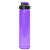 Бутылка для воды "HEALTH and FITNESS", 500 ml., straight, прозрачно/фиолетовый / КК0160