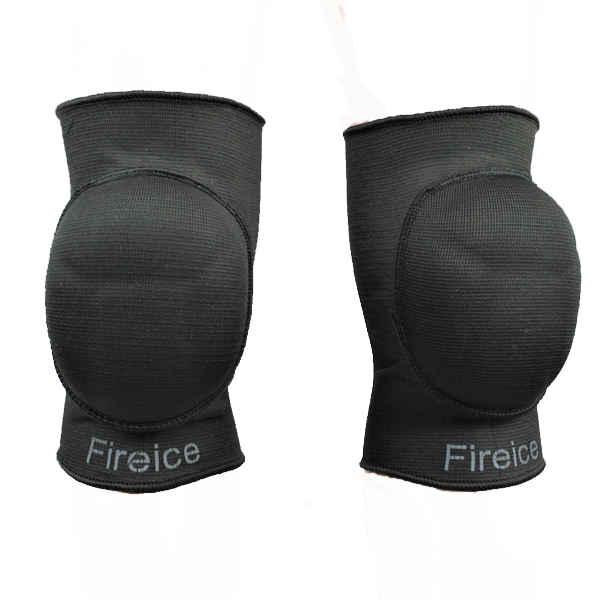 Наколенники универсальные FIRE ICE, эластик, черные, M / WS