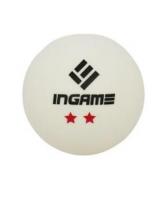 Мяч для настольного тенниса Ingame 2 звезды, IG020 / WS