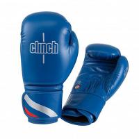 Перчатки боксерские Clinch Olimp 2.0 синие (вес 12 унций) / C211