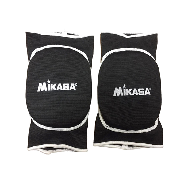 Наколенники Mikasa, черные, р-р XL, хлопок, эластик, профессиональные / 14602 G1002