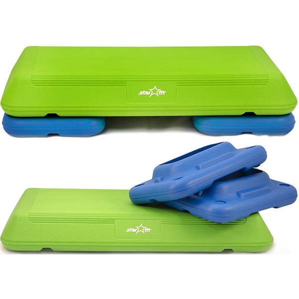 Степ-платформа STARFIT SP-102 72 х 36,5 х 15 см, 2-x уровневая / 7261