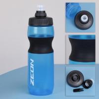 Бутылка для воды велосипедная ZEON WB066 силикон. клапан, пищ. hi-quality PP, 750ML, blue / 735176