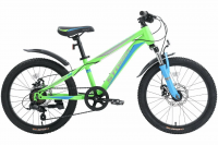 Велосипед TechTeam Storm 20"х11" зеленый / TT