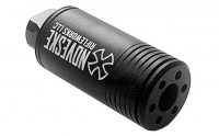 Трас. насадка с эф.пламени (Noveske) 80/35мм 14-  USB Black / WSN10700BK