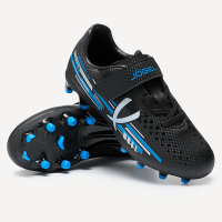 Бутсы футбольные Jogel Evofly FG Talant Black/blue, черный/голубой, детский (31) / 4202