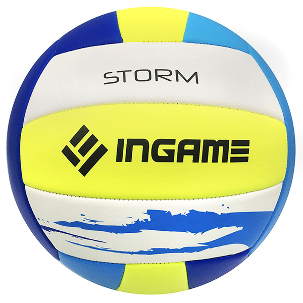 Мяч волейбольный INGAME STORM бело-желто-синий / WS