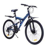 Велосипед 26" рама 18" 21sp KRYPTON PHANTOM синий тёмный металлик / 721176