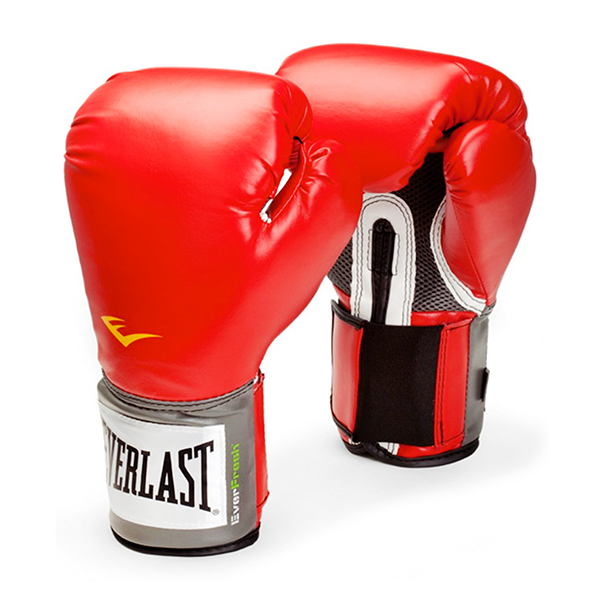 Перчатки боксерские Everlast Pro Style 16oz, к/з, красный /8682