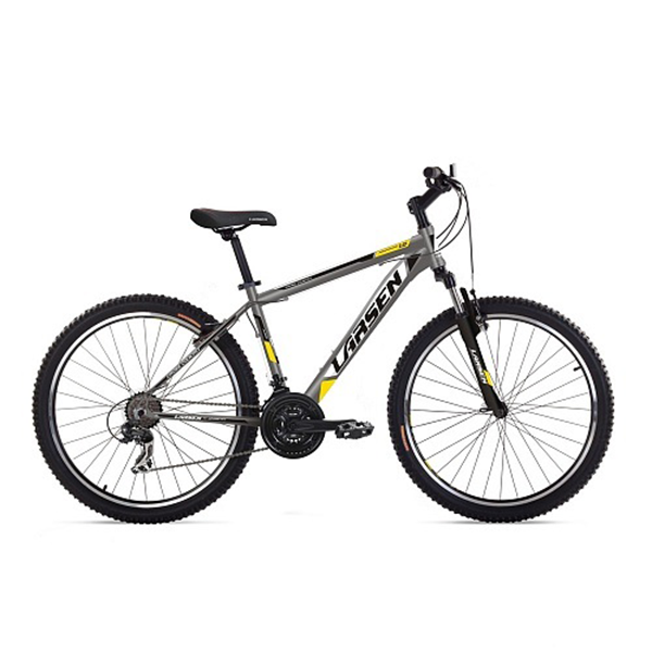 Велосипед Larsen Avantgarde 1.0 Gray/white/yellow 21ск, (18,26") серый/бел/желт (15")