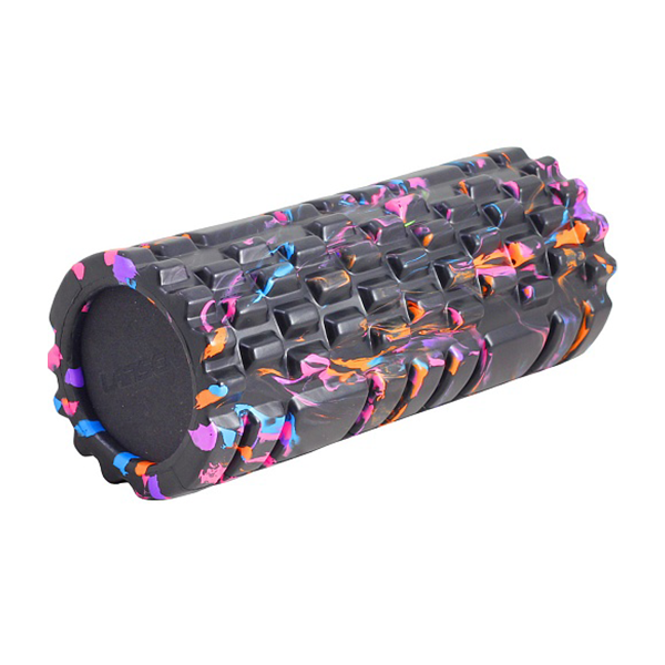 Цилиндр рельефный для фитнеса Larsen EG02 Ø13см х 33 см multicolor Style2 / AL