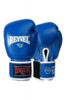 Перчатки боксёрские Reyvel винил 80 (10 oz, Синий)