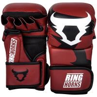 Перчатки крабы Ring Horns красный кожа р-р XL / 2762