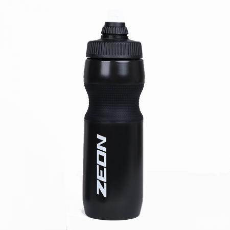 Бутылка для воды велосипедная ZEON WB225 гоночная, антискольз, 750ML цвет black / 735179 