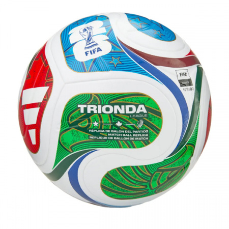 Мяч футб. ADIDAS WC26 Trionda League BOX, JD8045, р.5, 4пан, FIFA Quality,ТПУ, мультиколор / БМ