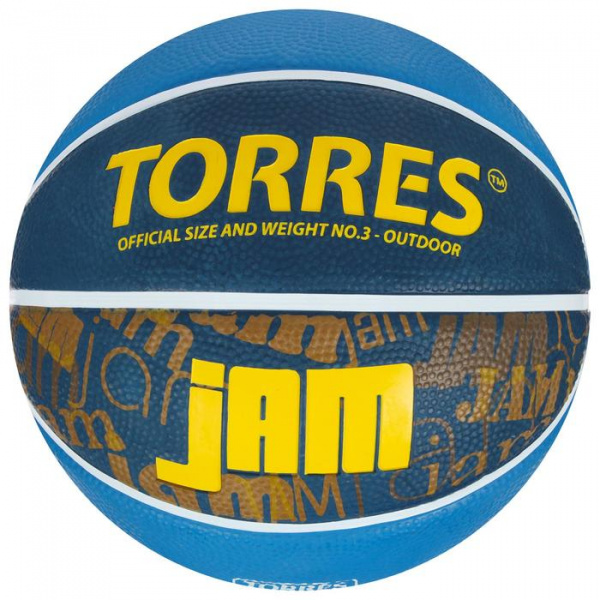 Мяч баскетбольный TORRES Jam, B02043, размер 3 / 5864175