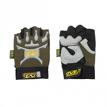 Перчатки велосипедные MECHANIX WEAR, силиконовые вставки, болотные, L / WS