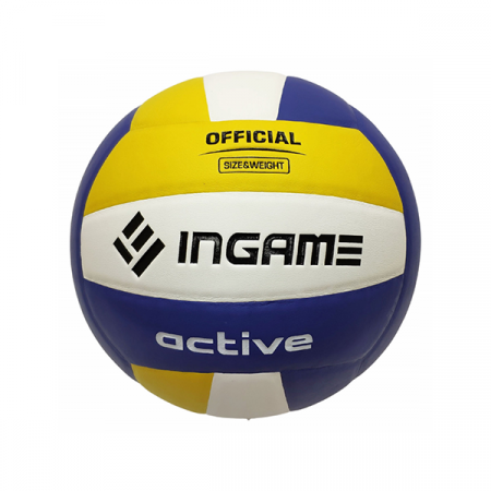 Мяч волейбольный INGAME ACTIVE сине-желто-белый IVB-101 / WS