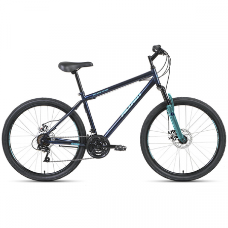 Велосипед 26" Altair MTB HT 26 2.0 disc 18 ск Темно-синий/Бирюзов. 19-20 г (19"RBKT0MN6P008) / 34407