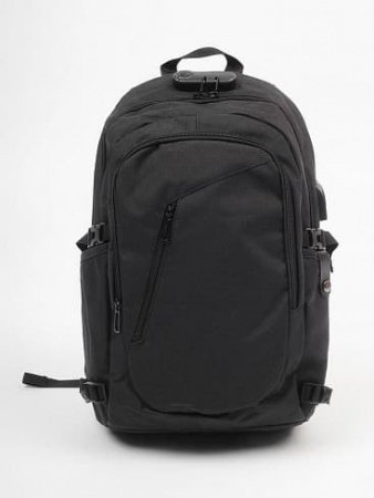 Рюкзак тактический с кодовым замком и USB, black / rep-568black