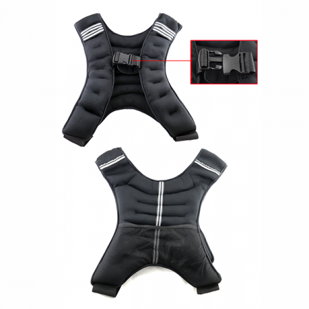 Жилет-утяжелитель STARFIT WT-301, 10 кг, серый / 9802