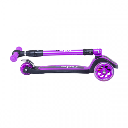 Самокат 3-х колесный RIDEX 3D Tiny Tot (120/80 мм), фиолетовый / 16148
