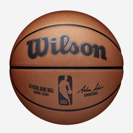 Мяч баскетбольный WILSON NBA экокожа, №5,вес 470-510, окруж 69-71см, композитная кожа / GW-1 16233